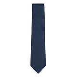 Navy Blue Ties for Men, Woven Silk Mens Neckties, Formal Dress Tie
