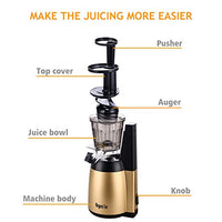 Argus Le Slow Masticating Juicer Extractor with Quiet Motor
